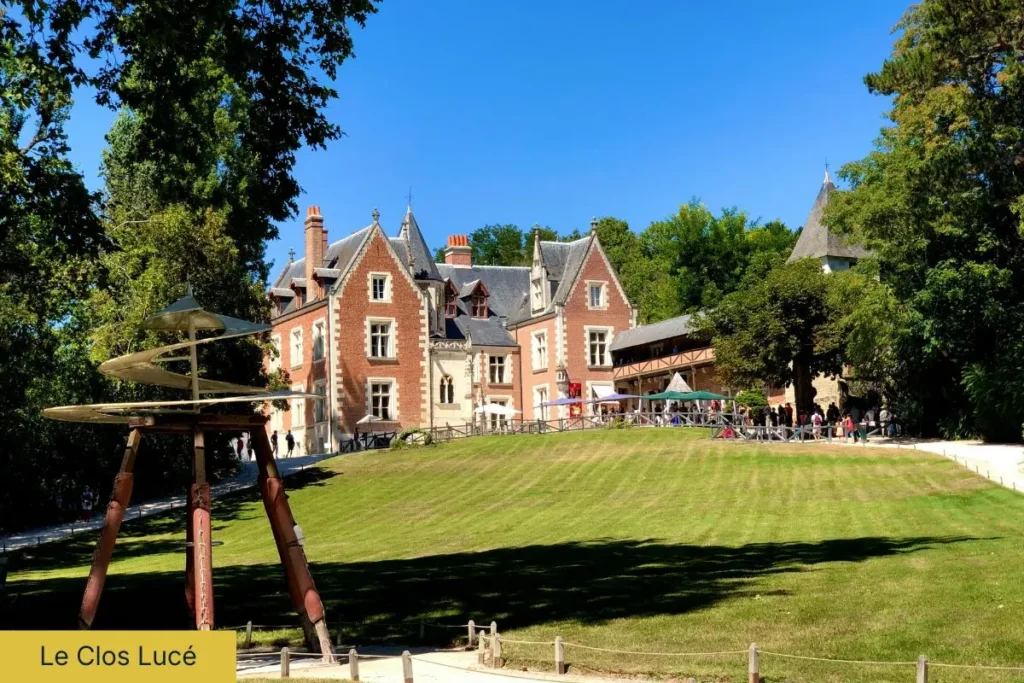 Château du Clos Lucé à Amboise, célèbre demeure de Léonard de Vinci en Val de Loire